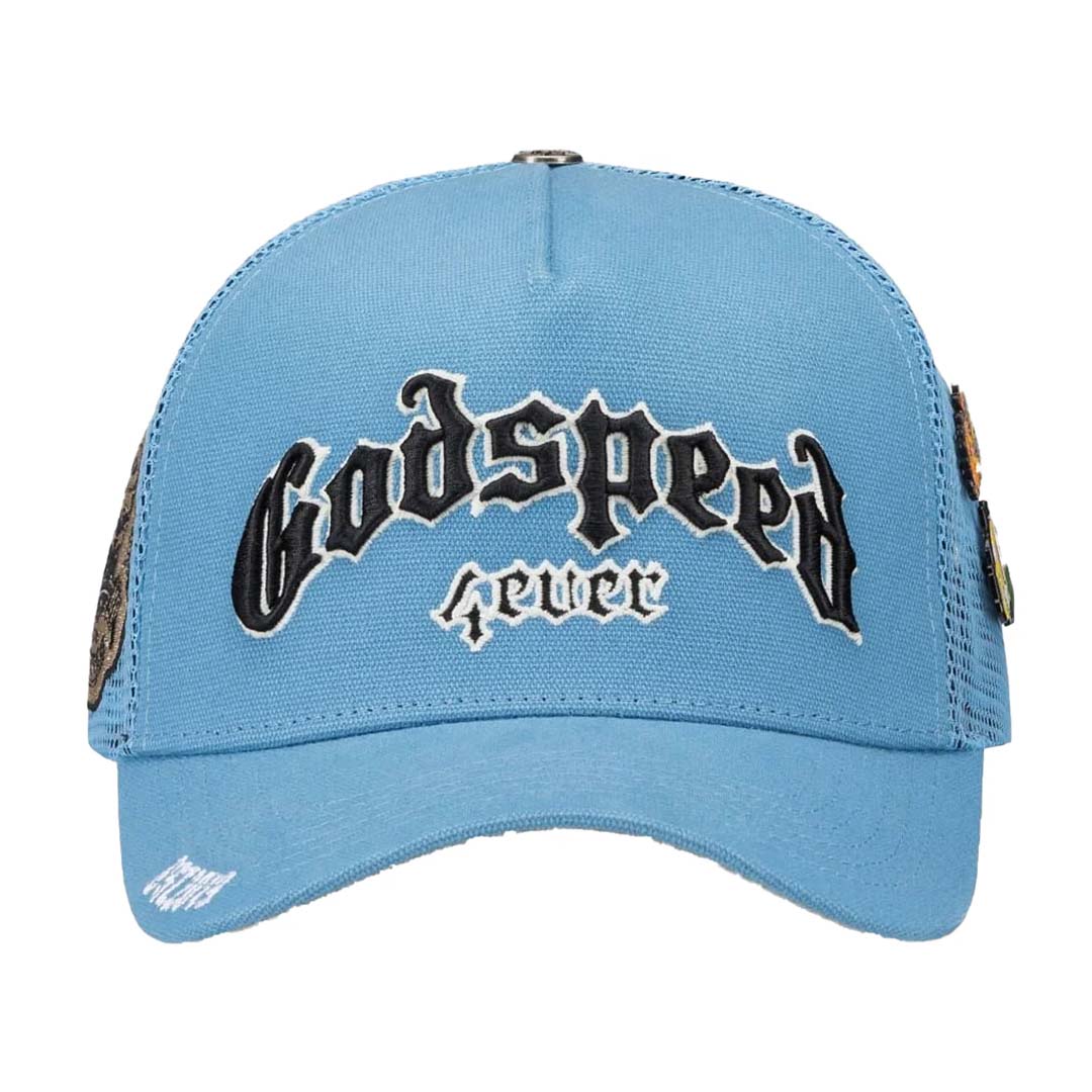 GODSPEED Trucker Hat (Sky Blue/Navy)