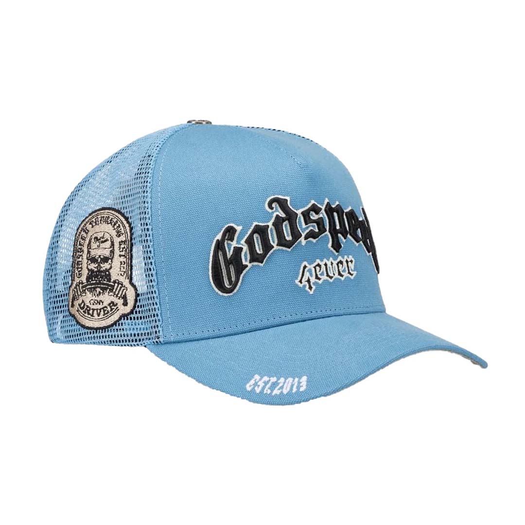 GODSPEED Trucker Hat (Sky Blue/Navy)