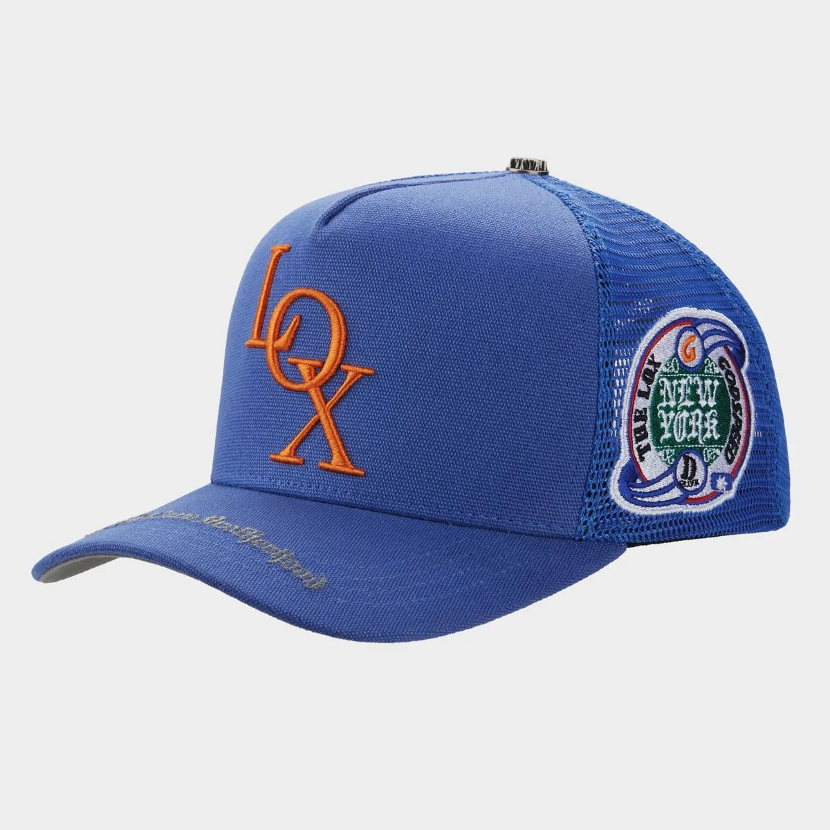 GODSPEED X The Legacy LOX Trucker Hat (Blue/Orange)