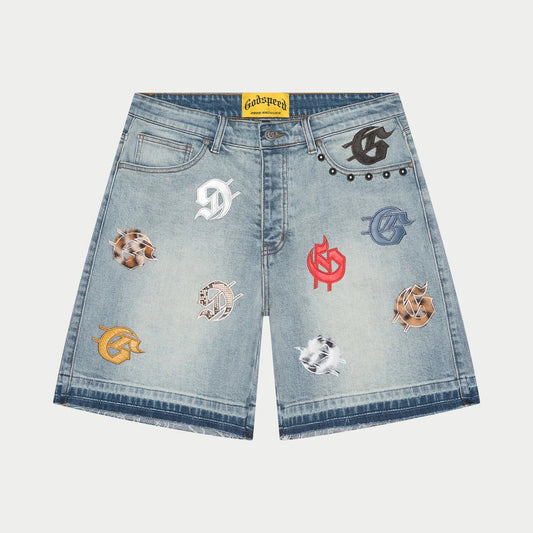 Godspeed Infinity Shorts Blue Multicolor