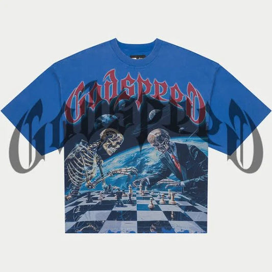 Godspeed Checkmate Blue wash