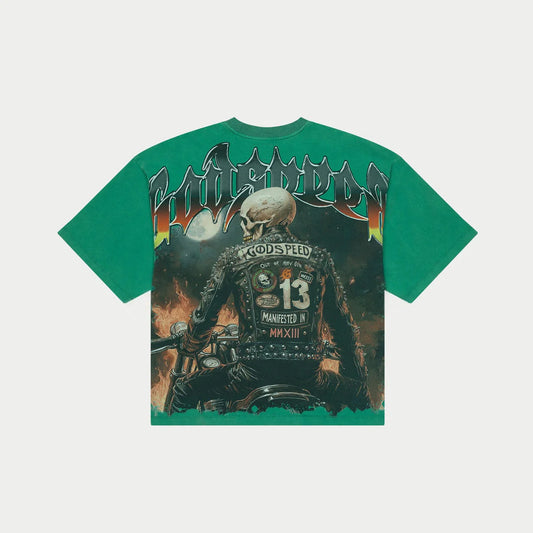 Godspeed Biker Nation Shamrock