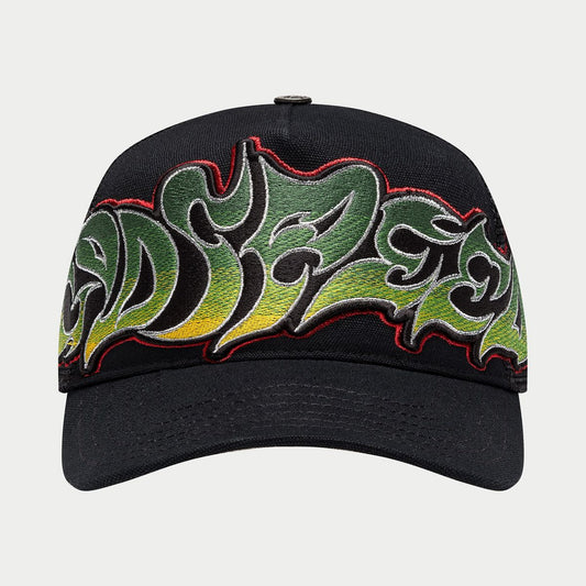 Godspeed Neo Trucker Hat (Black/Yellow/Red)