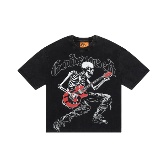 GODSPEED ROCKSTAR (BLACK TEE)