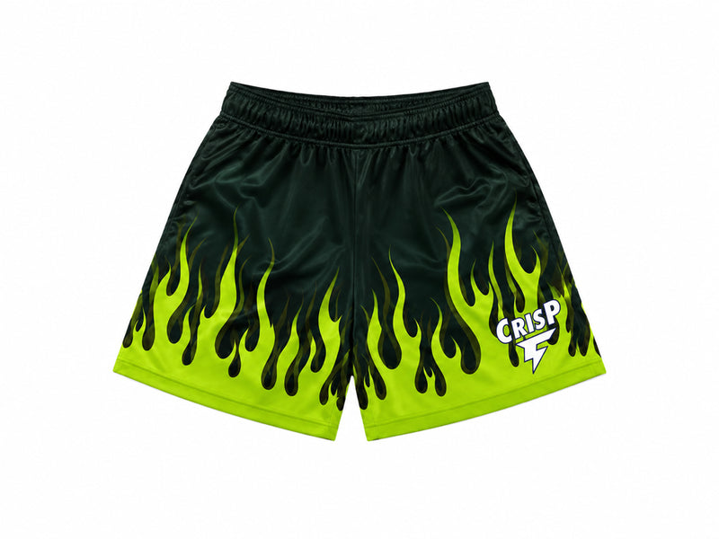 Crispy green flame
