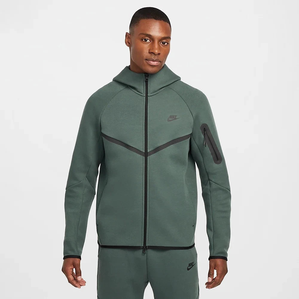 Nike Tech Full-Zip Windrunner Green Set