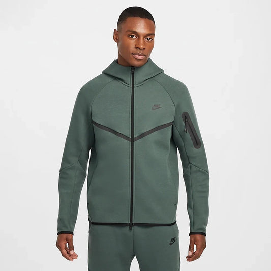Nike Tech Full-Zip Windrunner Green Set
