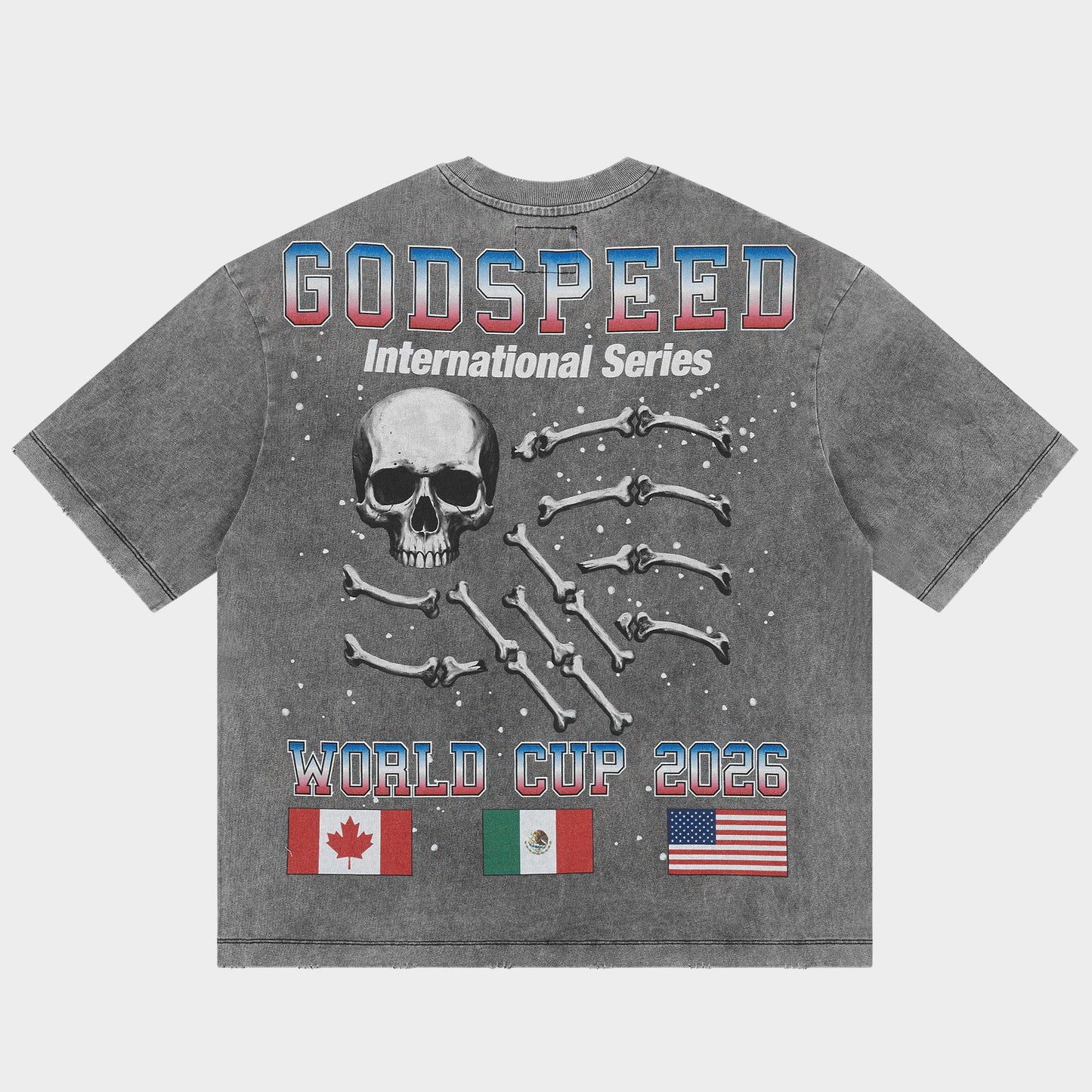 Godspeed Planet Futbol shirt grey