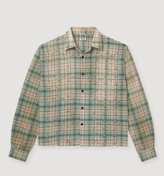 Vale Little Gems Flannel (Green)