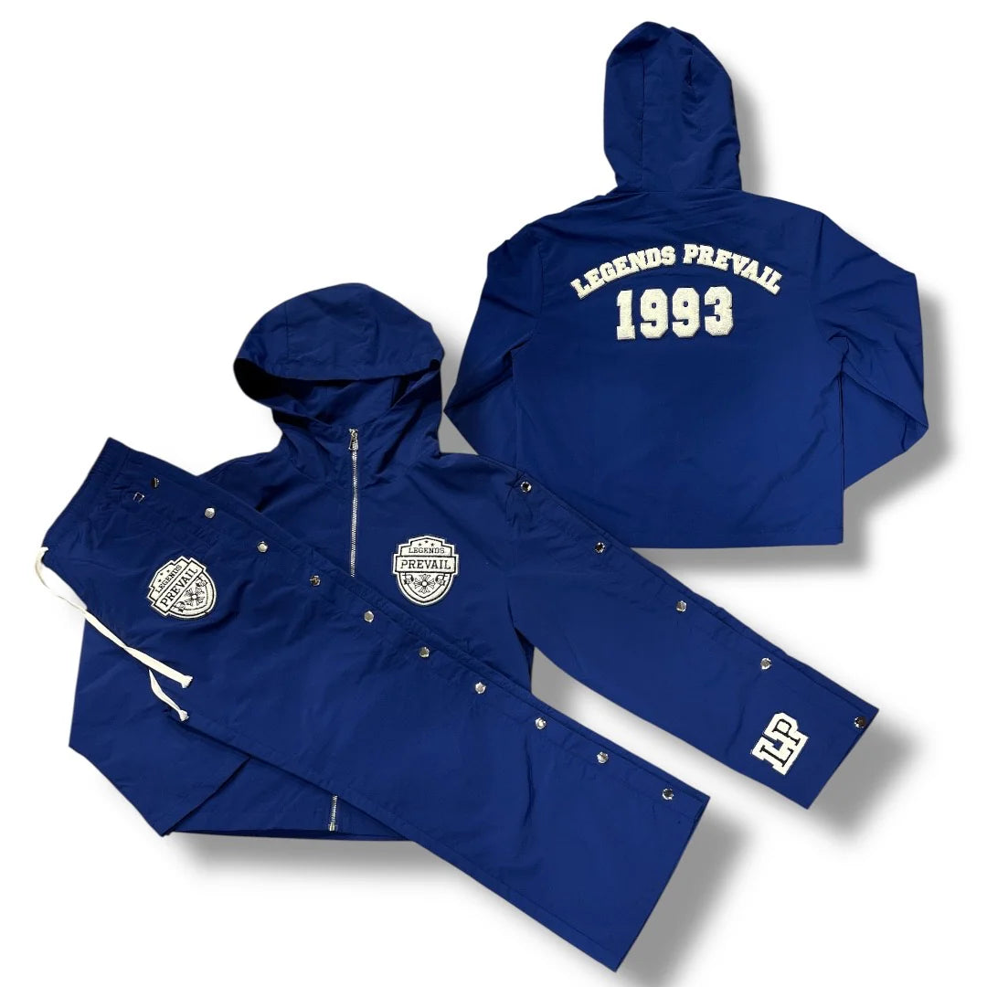 LEGENDS PREVAIL WINDBREAKER SET BLUE