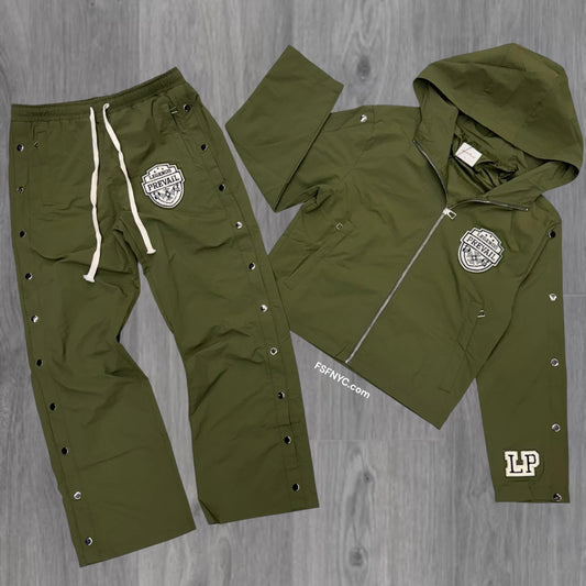 LEGENDS PREVAIL WINDBREAKER SET OLIVE