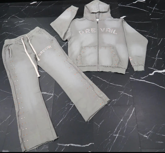 Legends Prevail Signature Rhinestone Set Grey