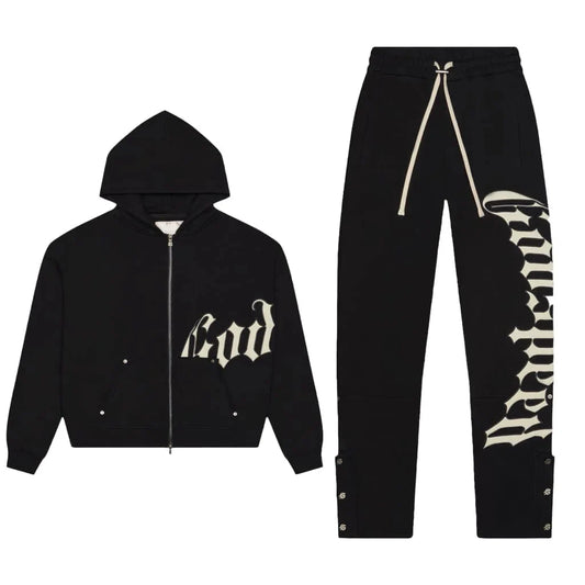 GODSPEED OG Logo Sweatsuit V2 (Black/white)