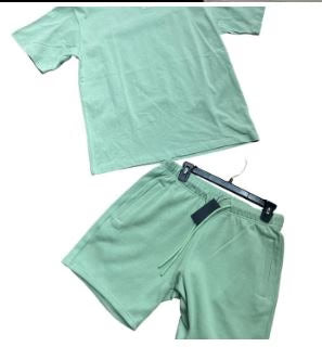 Riflessi Plain Short Set Dusty Mint