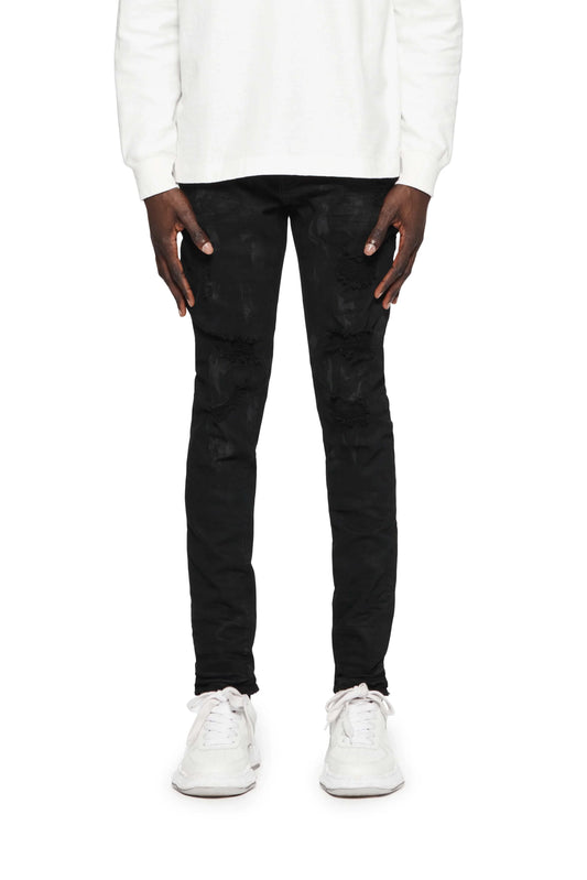 Purple Jeans Black Oil Spill