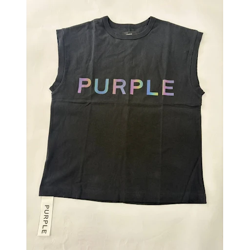 Purple Tank Top Black
