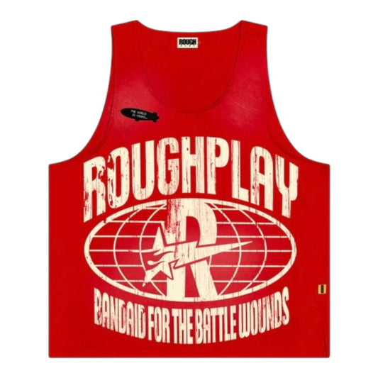 Rough Play "Battle Wounds" Tank red