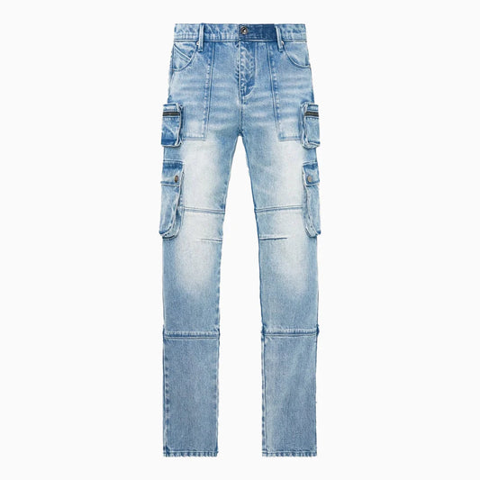 RTA Men's Slate Denim Cargo Pant Vintage Indigo