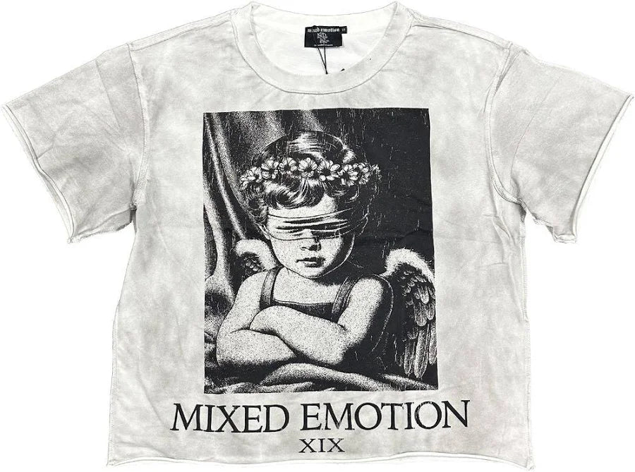 Mixed Emotions - Oversize XIX White Tee