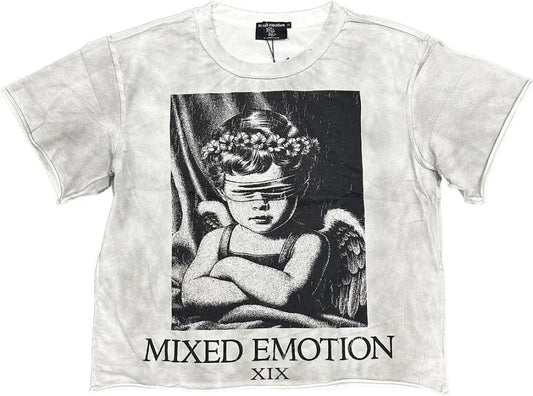 Mixed Emotions - Oversize XIX White Tee