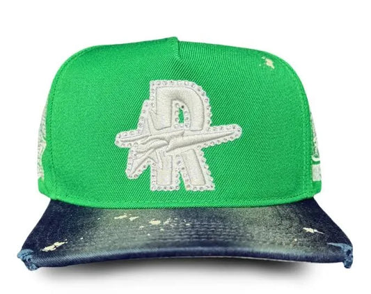 ROUGHPLAY CLOTHING Vintage Snapback at Gravity NYC Green/Navy