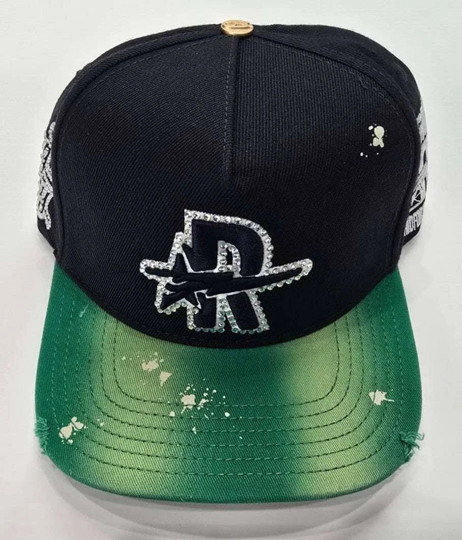 ROUGHPLAY CLOTHING Vintage Snapback at Gravity NYC Navy/Green