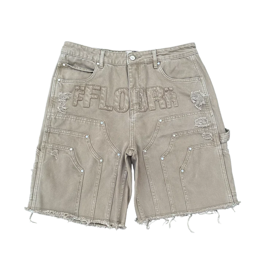 Floor 914 KHAKI WORKMAN JORTS