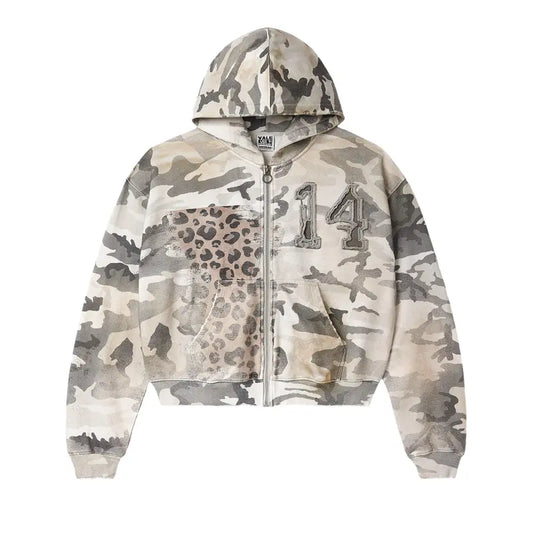Vale Forever Winter Camo Zip Up 'Off White'