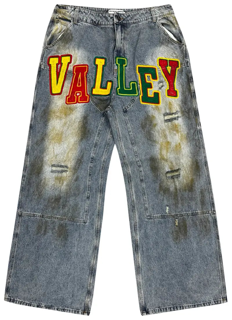 Vale Forever College Painter Jeans 'Blue'