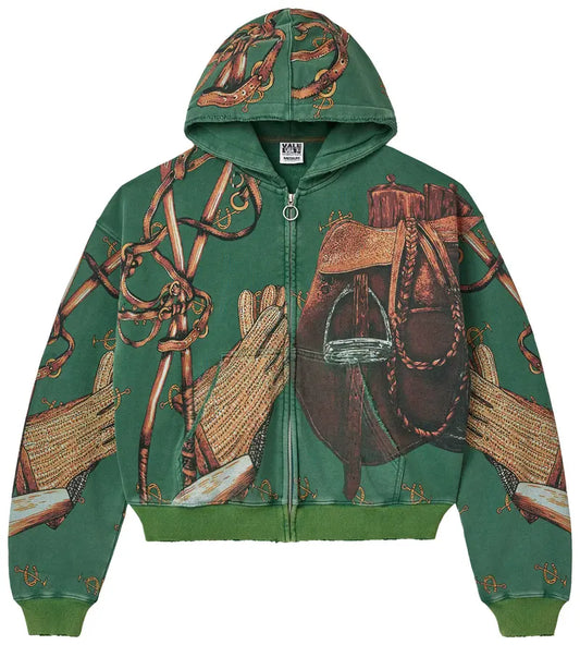 Vale Forever Heritage Zip Up 'Green'