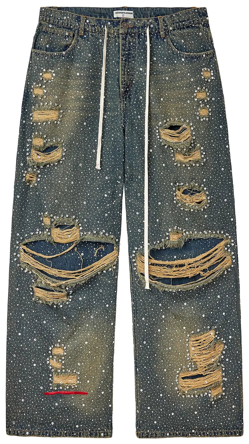 Vale Forever Iced Out Denim 'Dest/Blue'