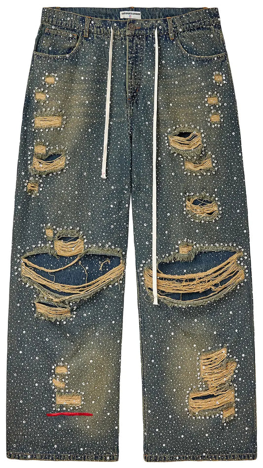 Vale Forever Iced Out Denim 'Dest/Blue'