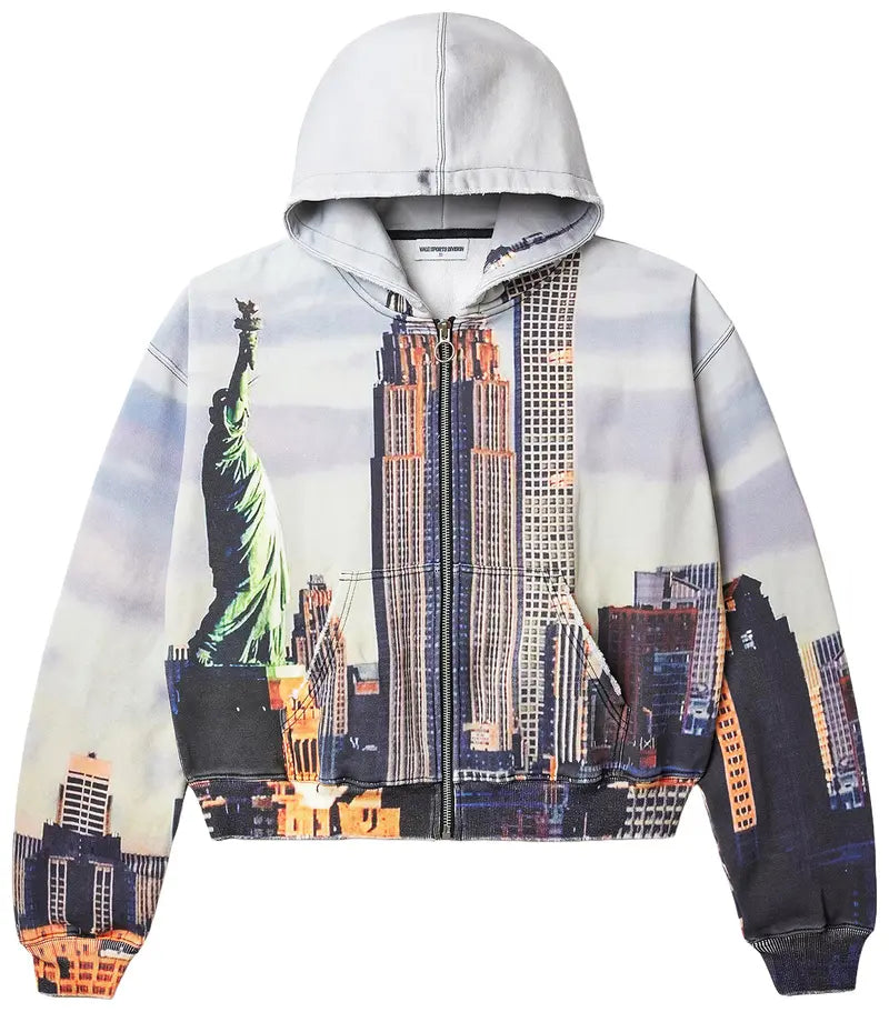 Vale Forever Skyline Zip Up Hoodie 'Nyskyline'