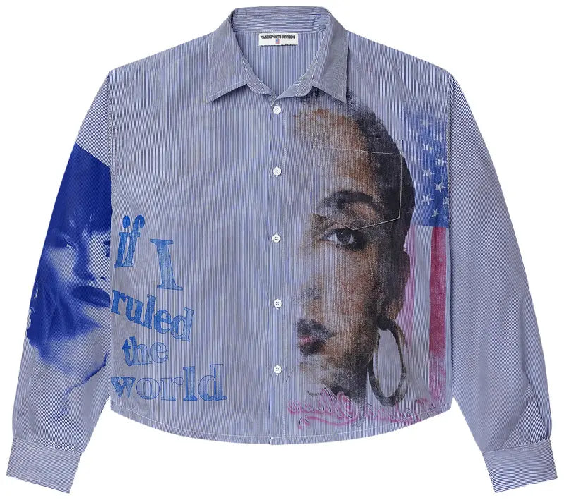 Vale Forever Freedom Button Up 'Stripped/Blue'
