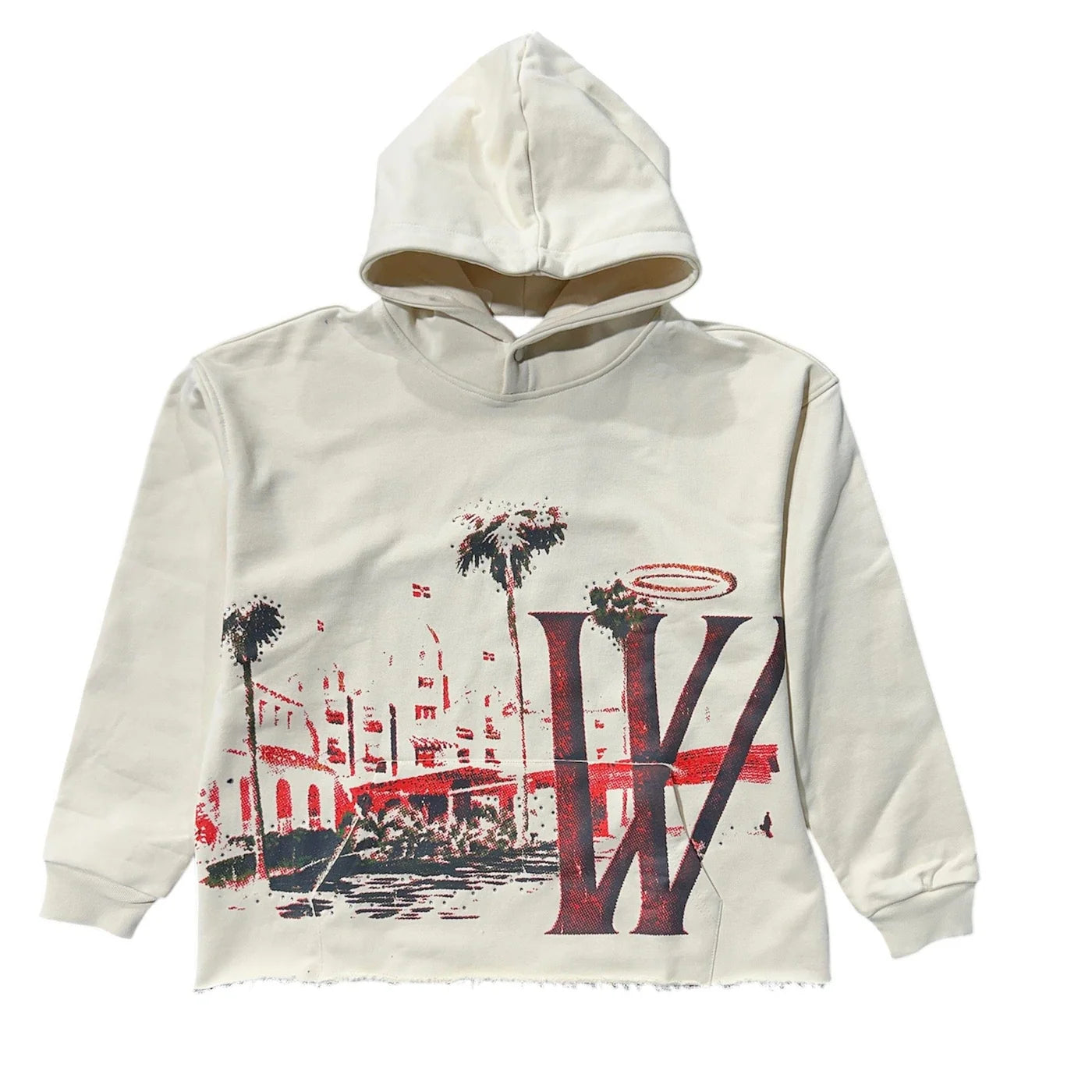 MR. WAVE PATRIA, Y LIBERTAD HOODIE (OFF WHITE)