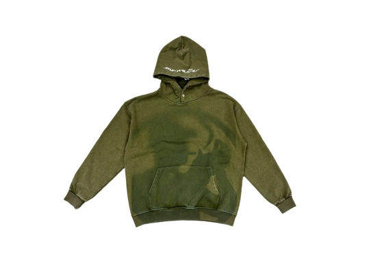 Wave Stoners Dark Olive Hoodie