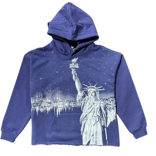 Wave Libertad Navy blue Hoodie