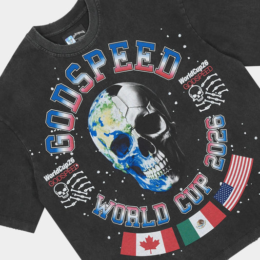 Godspeed Planet Futbol T-shirt black